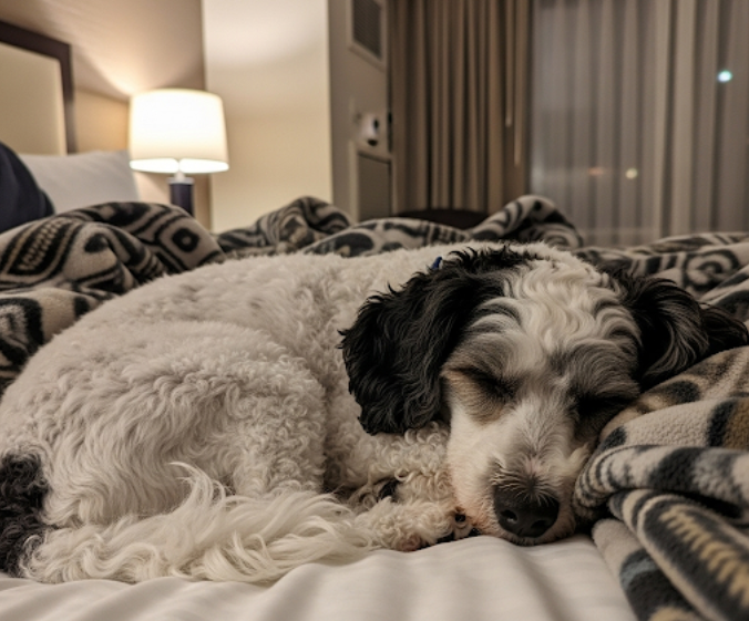 Overnatting Odda hund