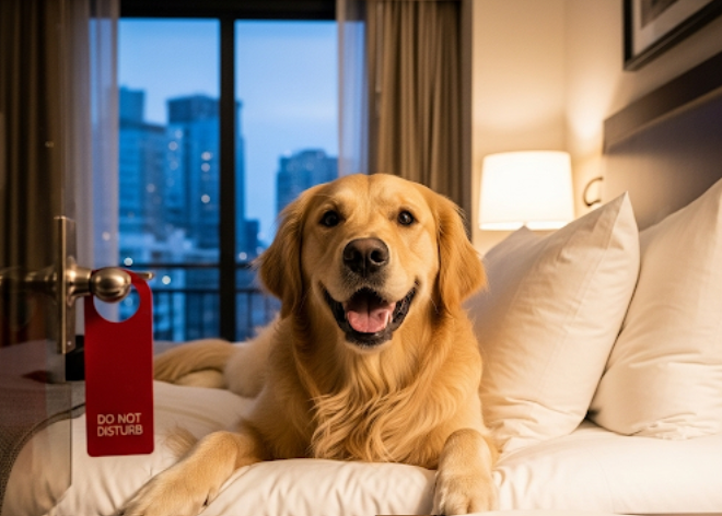 Overnatting Trondheim hund