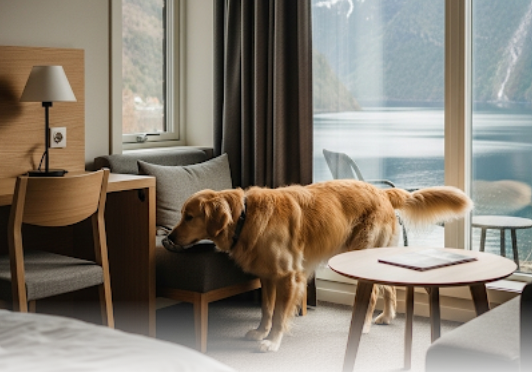 Overnatting Røros hund