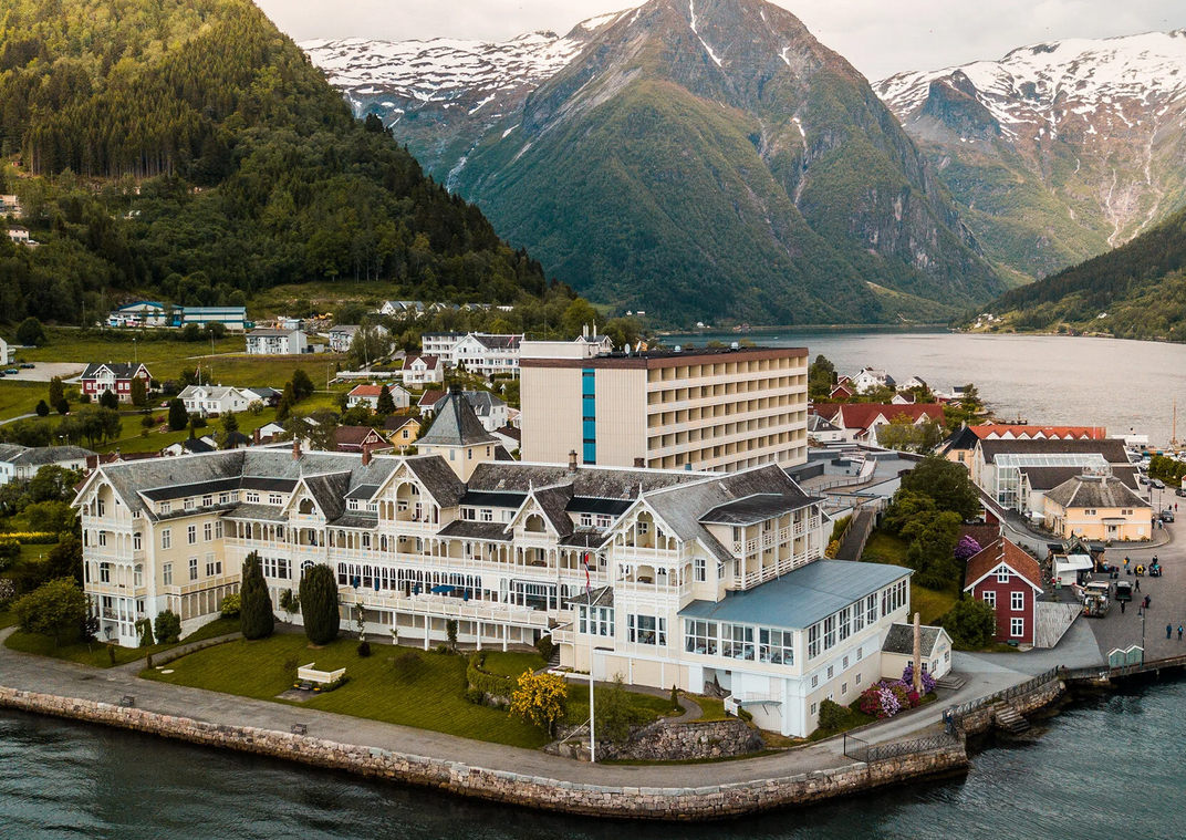 Kviknes hotell utsikt